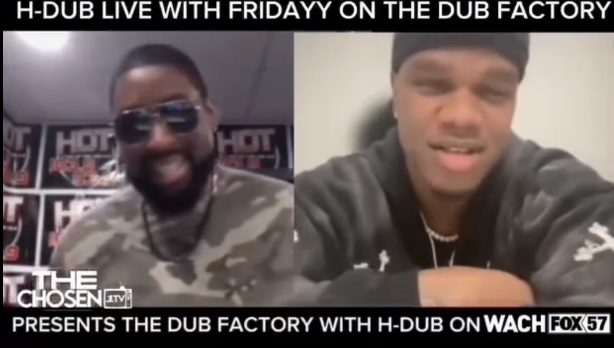 H-DUB in radio studio